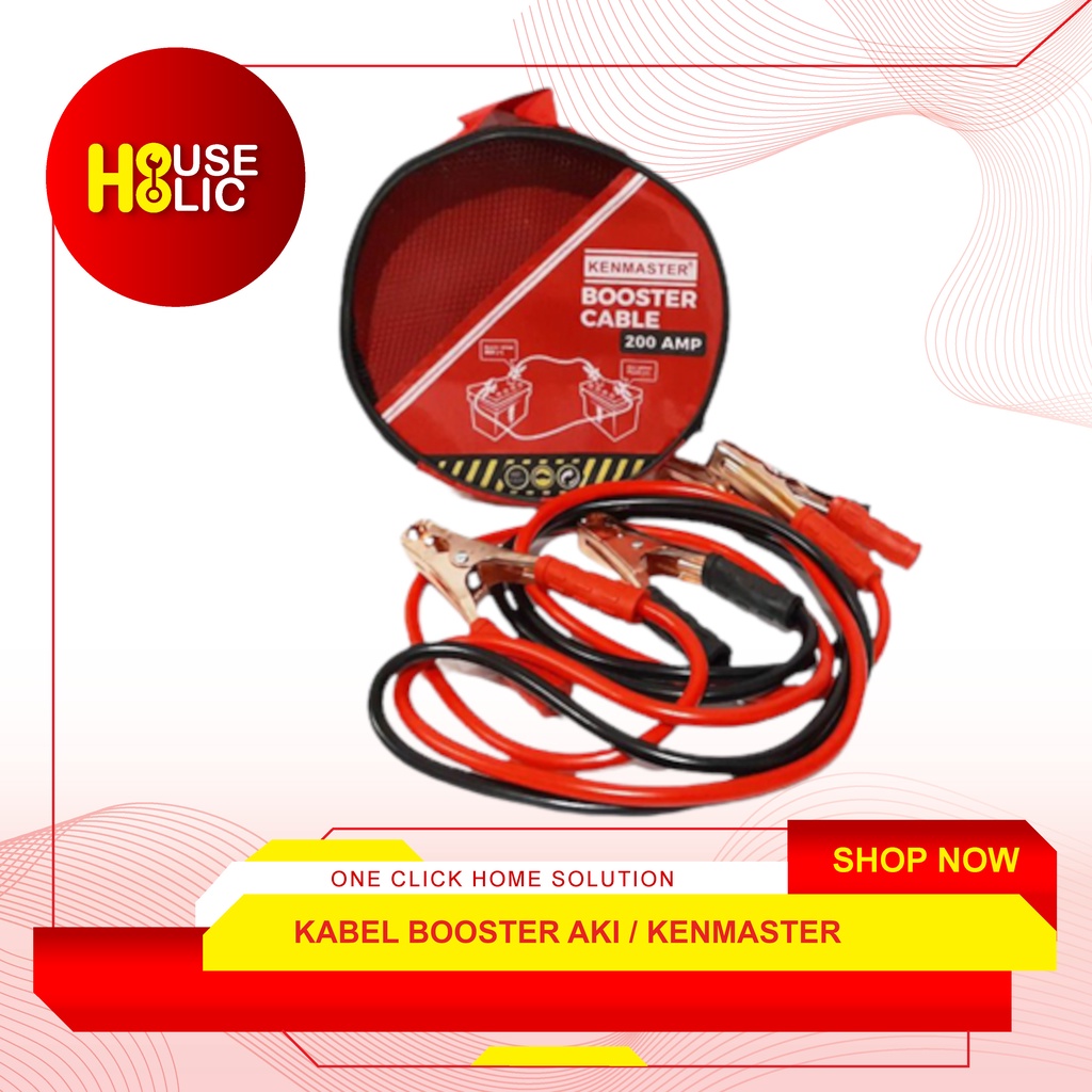 Kabel Booster 200A / Kabel Jumper Starter / Kabel Jamper Aki Kenmaster