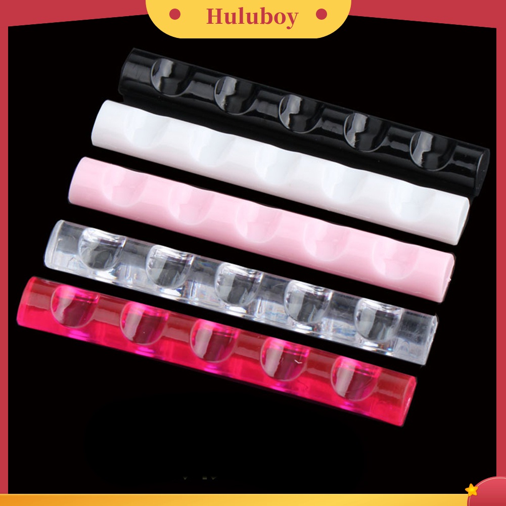 Huluboy Huluboy♡ Rak Stand Display Holder Brush Pen Nail Art Dengan 5 Sekat