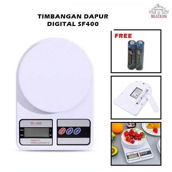 Timbangan Dapur Digital- Timbangan Kue Digital SF400 10kg