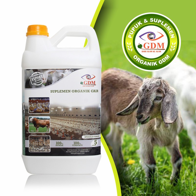 

GDM Suplemen Organik Untuk Kambing 5Liter