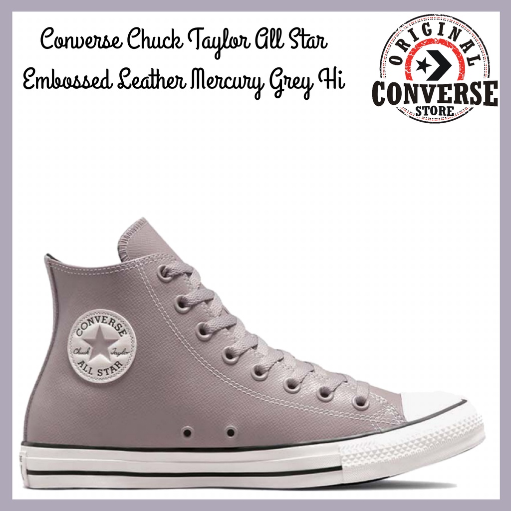 converse chuck taylor all star hi leather sneakers