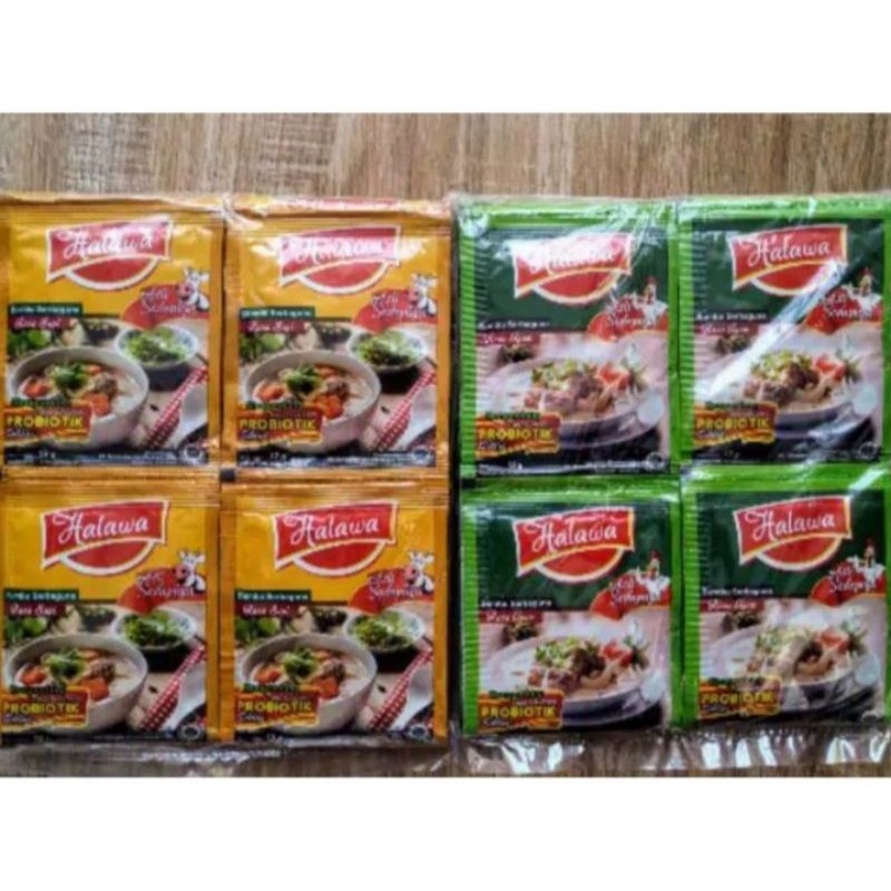 

Halawa ayam&sapi 1 pax (2 renceng)