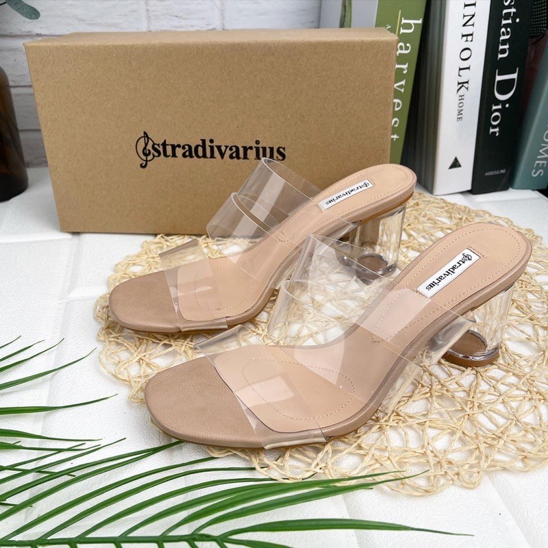 heels 6750/6516 sepatu sendal wanita import realpict