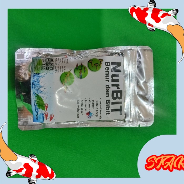 makanan ikan NUR BIT benur bibit 50 GR udang