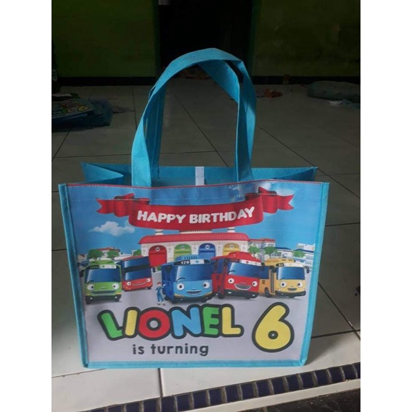 

tas souvenir ultah gambar by reques