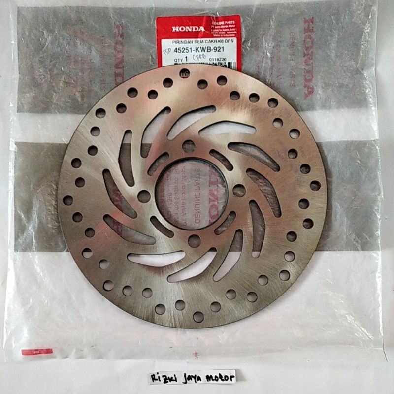 Piringan rem cakram depan revo absolute blade 45251-KWB-921 asli AHM