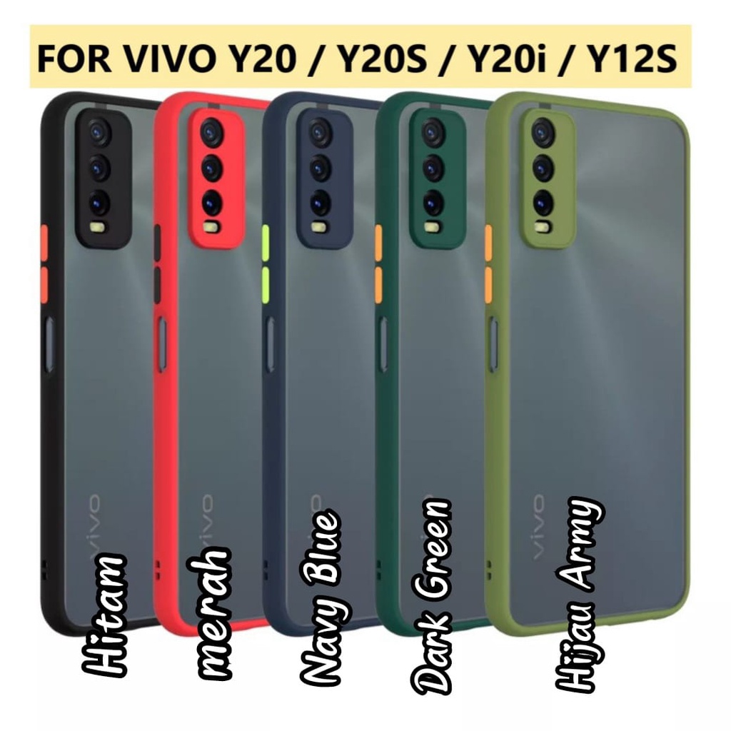 PROMO CASE VIVO Y20 / VIVO Y20i / VIVO Y20s / VIVO Y12s Case My Choice Dengan Pelindung Kamera Shockproof Case My Choice