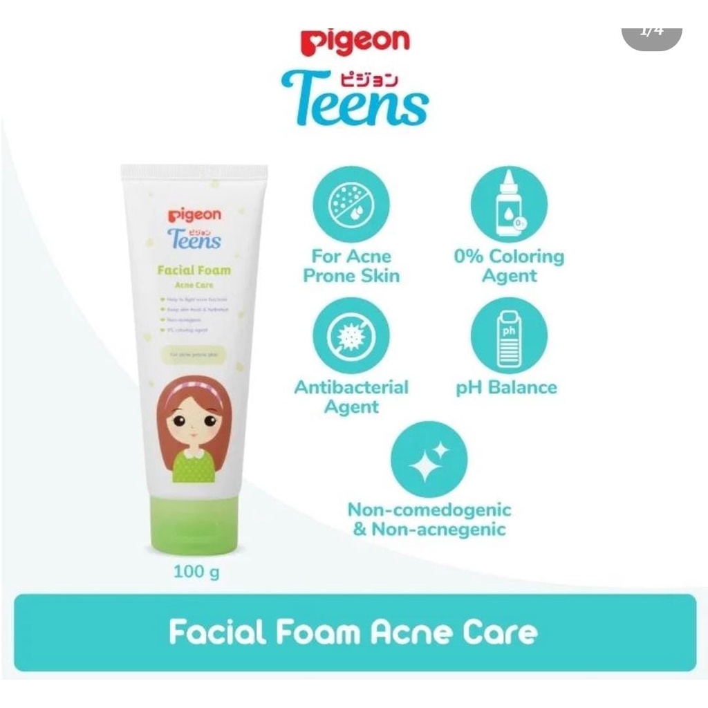 PIGEON Facial Foam daily mild / Moisturizer For All Skin Types | PIGEON Teens Facial Foam