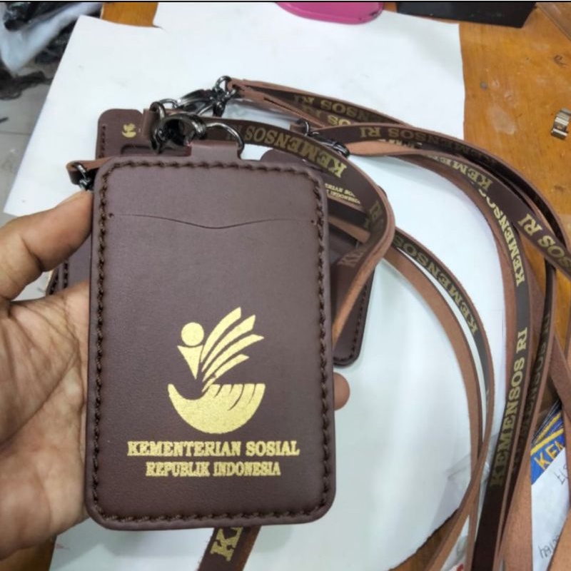 kalung id card kemensos/kalung name tag kemensos