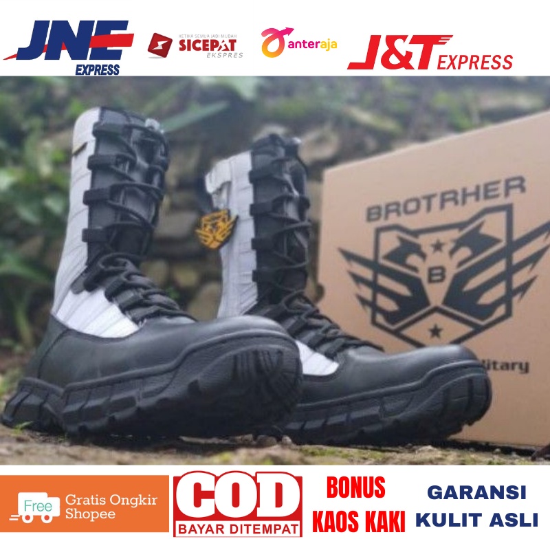 SEPATU PDL PROVOS TNI TYPE NEW NINJA MERK BROTRHER FREE KAOS KAKI