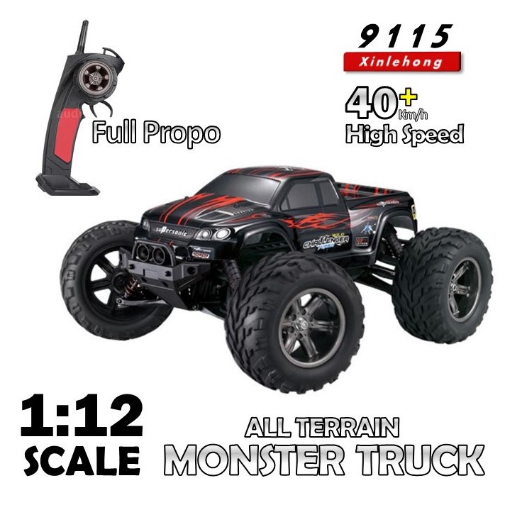 RC Car Xinlehong 9115 Monster Truck High Speed vs 10428 A959 9125