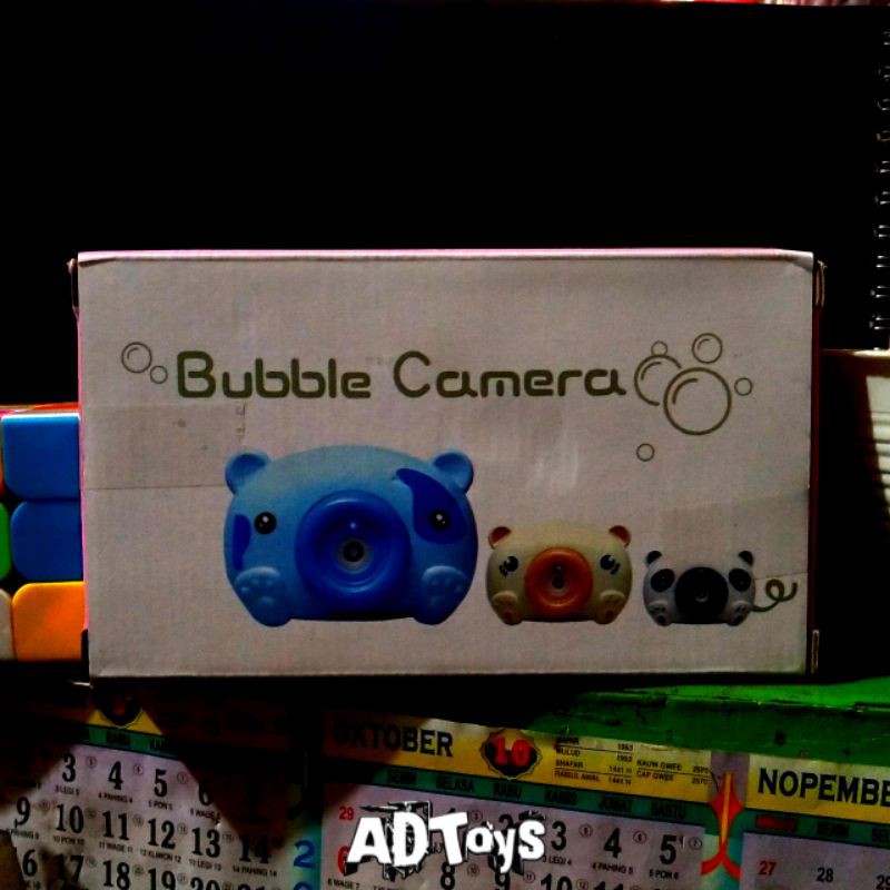 Mainan Bubble Camera / Kamera Bubble 3D Light