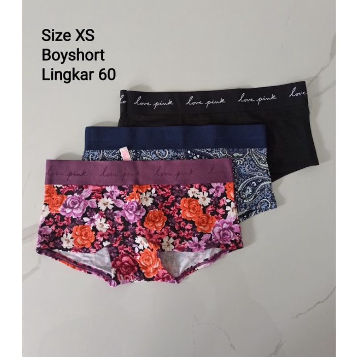 SIZE XS muat UP TO SIZE S !! VICTORIA SECRET &amp; VS PINK PANTY / CELANA DALAM WANITA