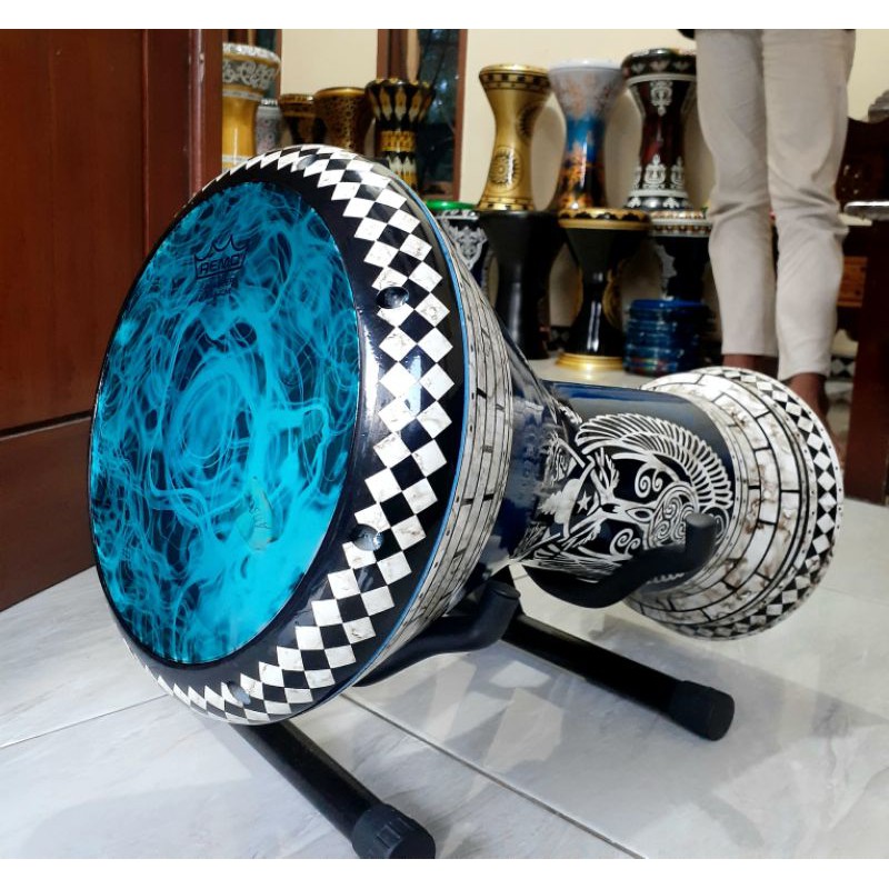 DARBUKA SOMBATY / MOTIF MIKA REMO 9INC+ TAS⭐⭐⭐⭐⭐