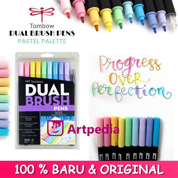 

Jual Tombow Dual Brush Pen Set with Brush - Pastel Palette - Pack of 10 Eksklusif