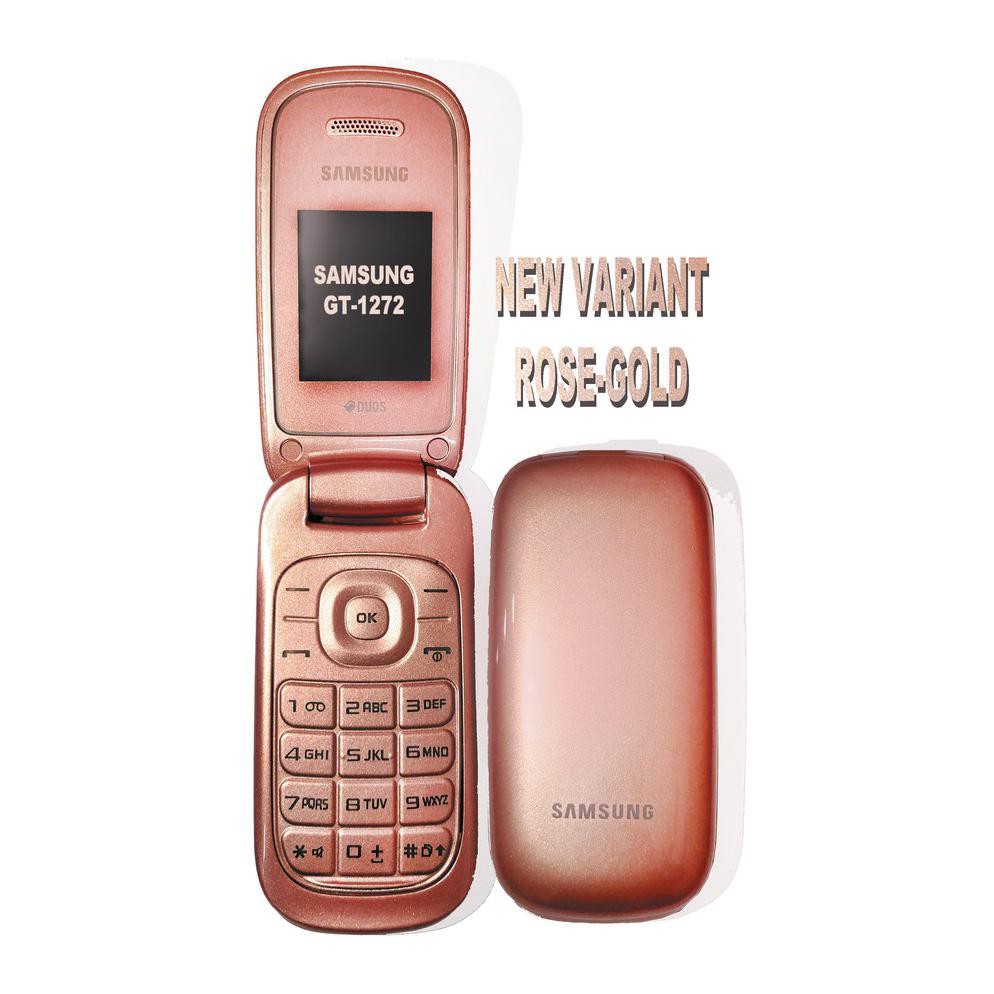 ✨ BISA COD✨ HP Samsung Lipat GT-E1272 Caramel samsung flip samsung jadul samsung murah samsung