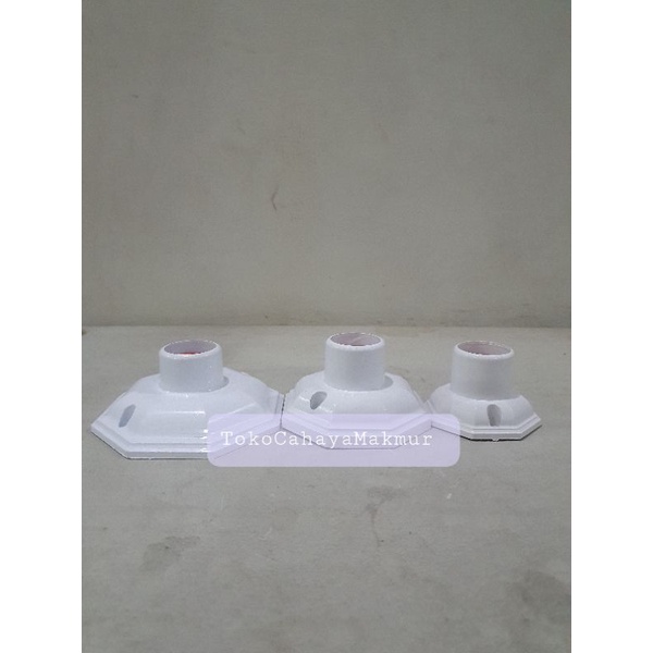 Fiting/Fitting Plafon/Rumah Lampu Plafon E27 Segi 8 512,513,514 Dexta