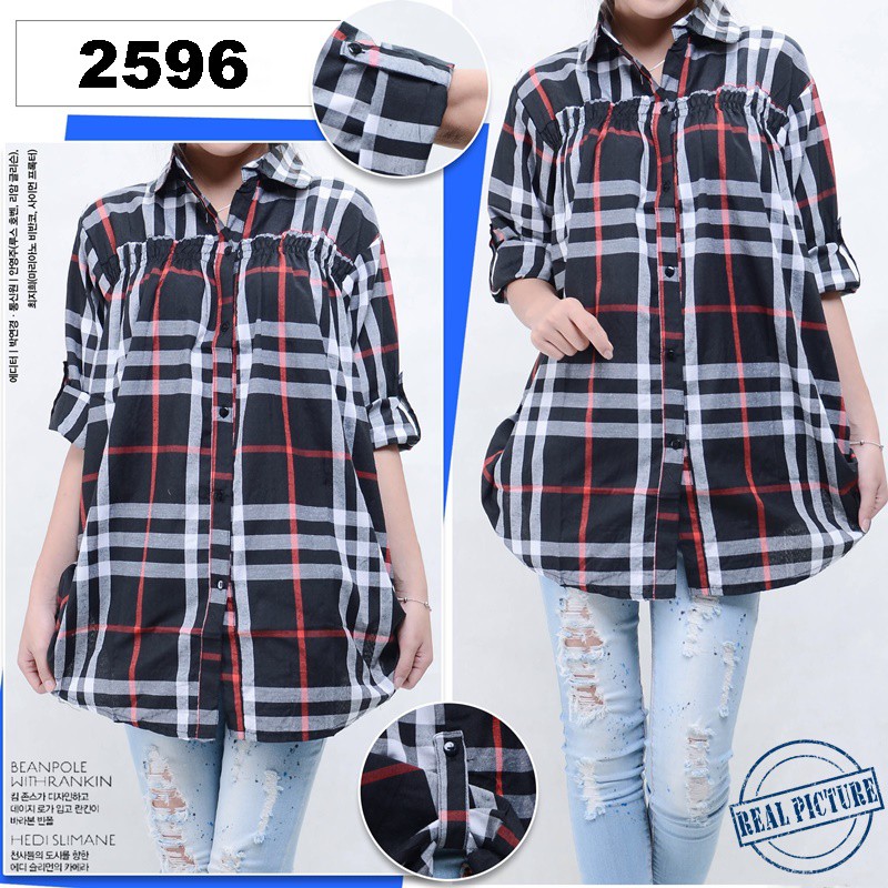 UNION11 -  ATASAN BIG SIZE WANITA MURAH / KEMEJA JUMBO XXXL WANITA