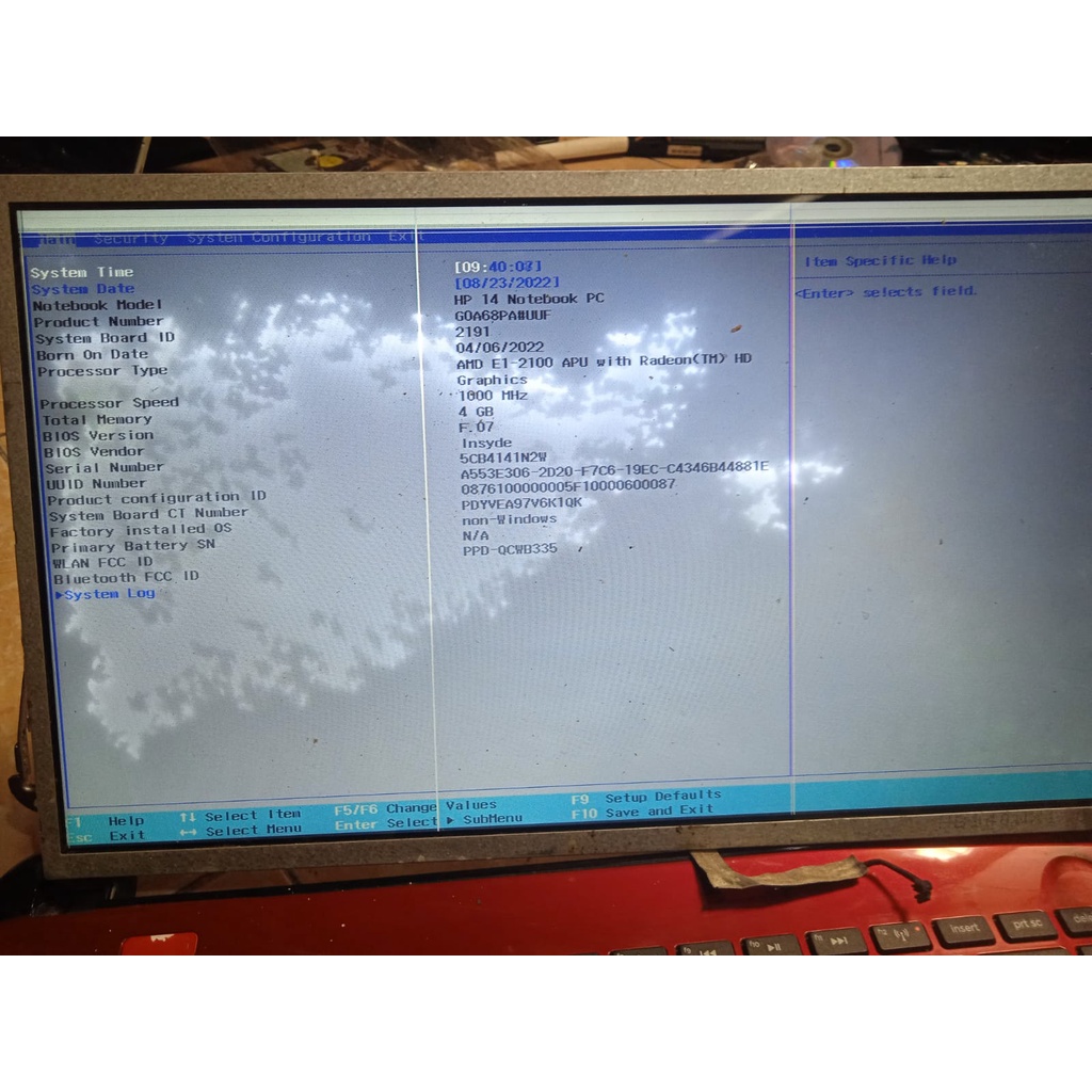 Motherboard Mobo Mainboard HP 14 d010au AMD E1 2100