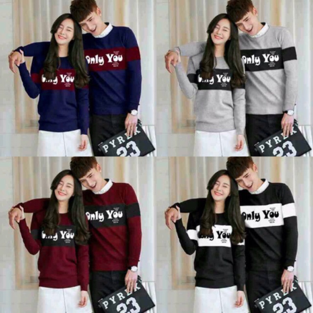 Baju Couple Pasangan Lengan Panjang 1 Pasang Babyterry