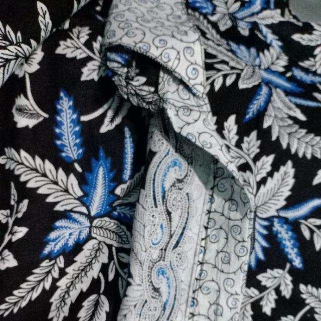 Pabrik Batik Jumbo Hrb026 Kenongo Kemeja Batik Pria Pendek Pekalongan Padi M L Xl Sogan Tulis Halus.