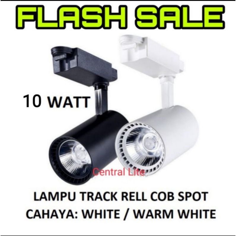 Lampu Sorot Track Light 10 watt Rell Lampu Spotlight 10w Tracklight