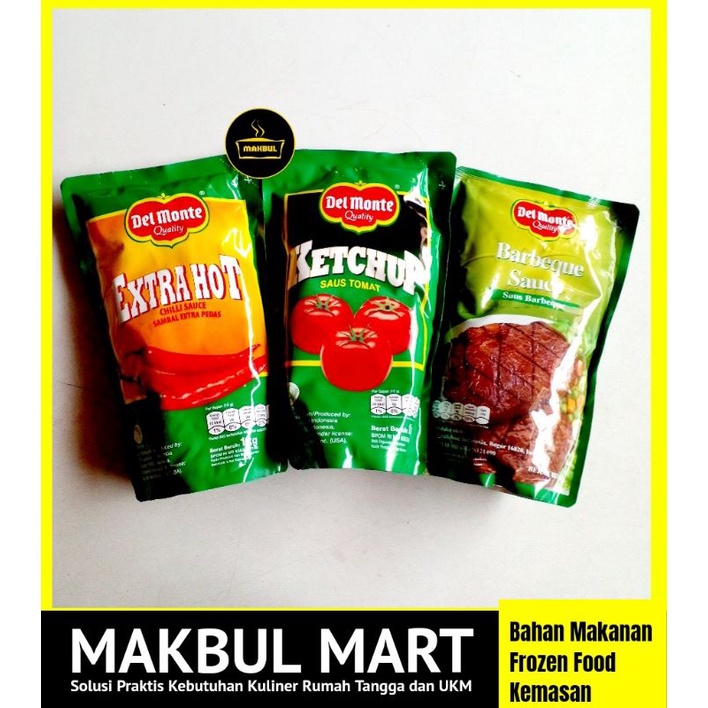 DELMONTE / Del Monte Sambal Extra Hot, Tomat, Barbeque 1kg