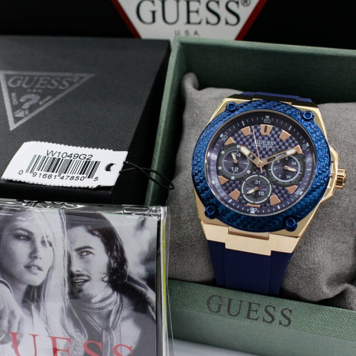 Jam Tangan Pria Guess W1049G2 Original