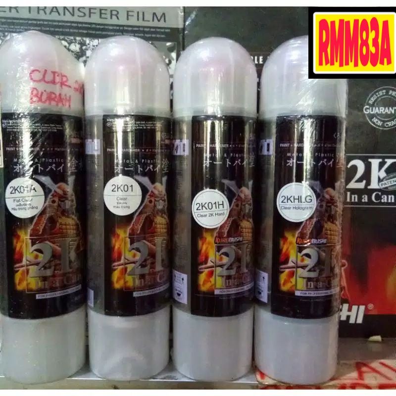 SAMURAI PAINT CLEAR 2K 2K01 Super Gloss-2K01A Buram-2K01H Kuat -2KHLG Hologram KLIR SERIES PYLOX