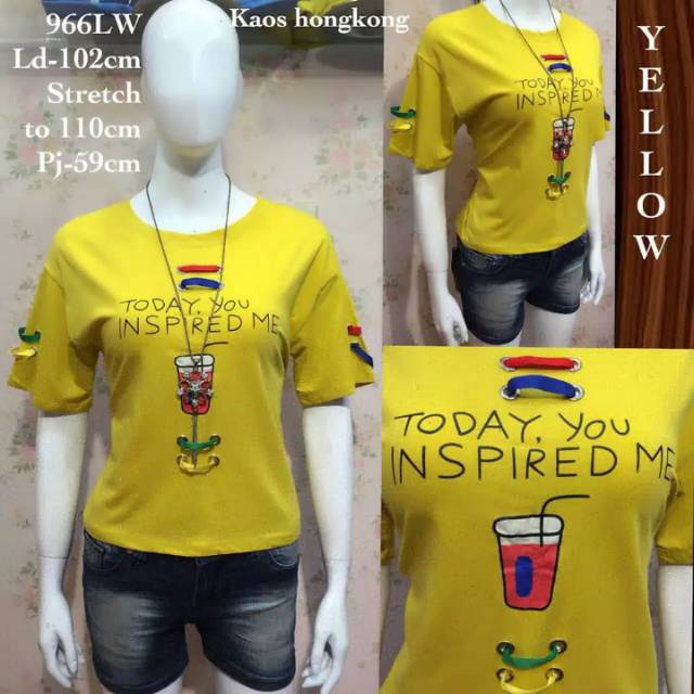 Kaos hongkong import