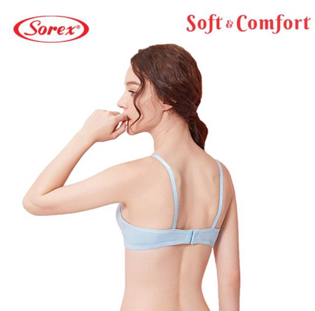 Bh Sorex 17227 Bra Tanpa Kawat Busa Tipis Size 34-40 Kait 2 / Bra Sorex 17227 / Bh Sorex 17227