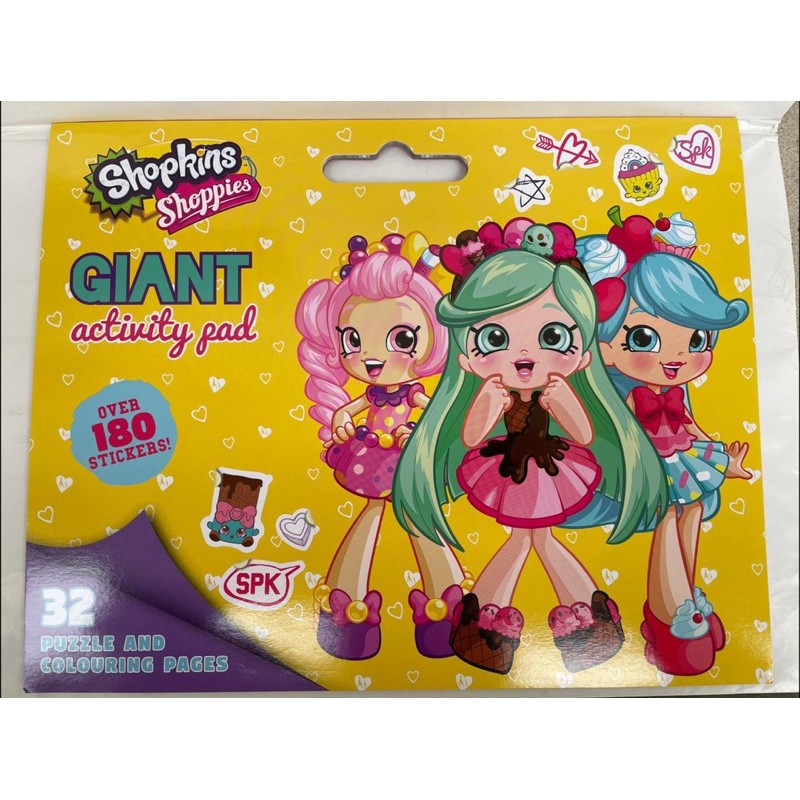 Shopkins Shoppies Giant Activity Pad