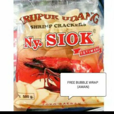 

Oval udang ny / nyonya siok 500 gram FREE BUBLE wRAP