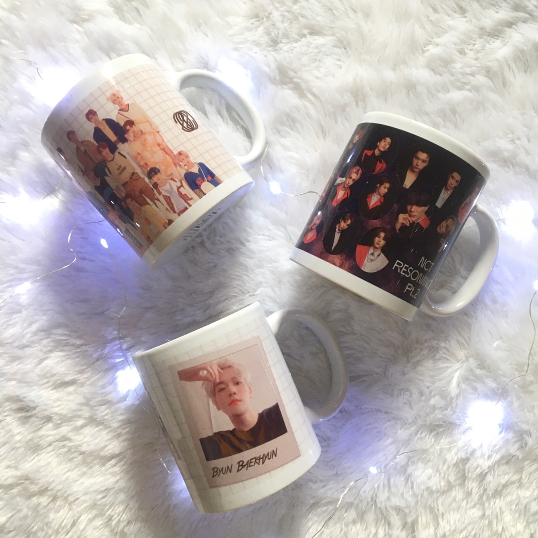 Box Mug Warna Strip / Garis