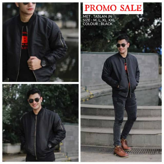 Bisa bayar di tempat - BOMBER POLOS PREMIUM