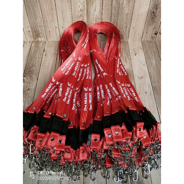 

Lanyard Sablon Minimal Order 30pcs | Free Design suka" | Bisa Costume