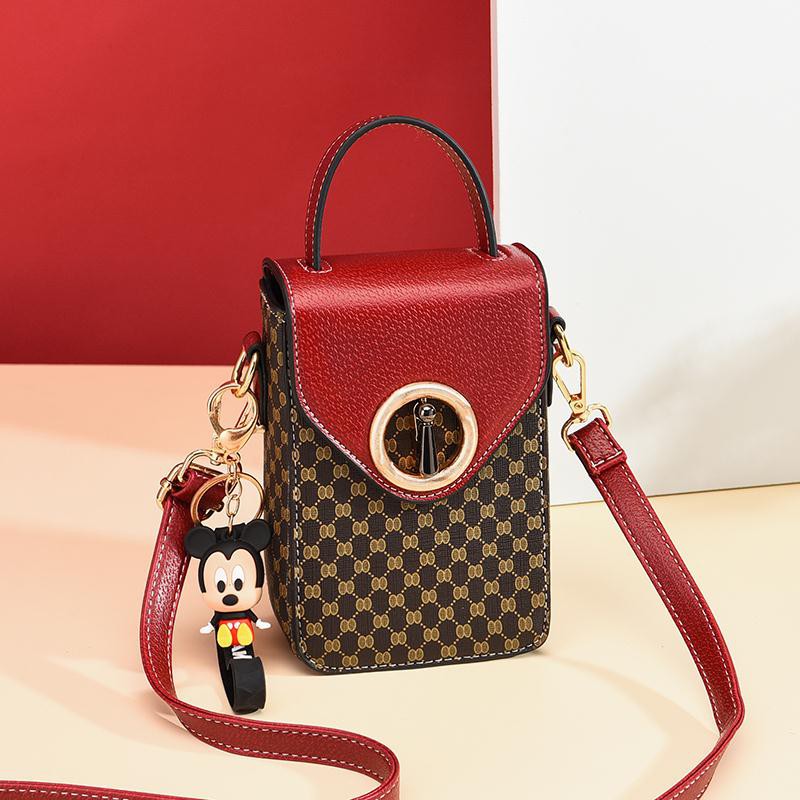 BQ 3217 RISCE TAS SELEMPANG BOX GANTUNGAN MICKEY IMPORT WANITA CEWEK PEREMPUAN BATAM CR 7470 EL 5548