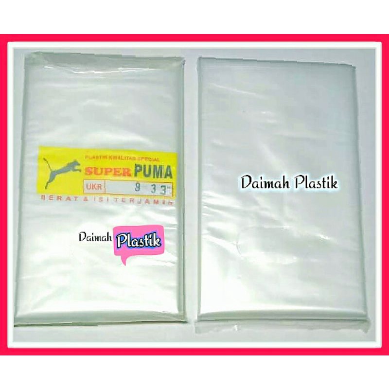 Plastik PE 9 X 33, Plastik Pe Super Puma 9x33, Plastik Es Batu Panjang 9 X 33