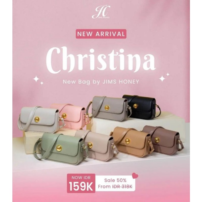 Christina Bag Jimshoney Tas Selempang Wanita Jimshoney Ori