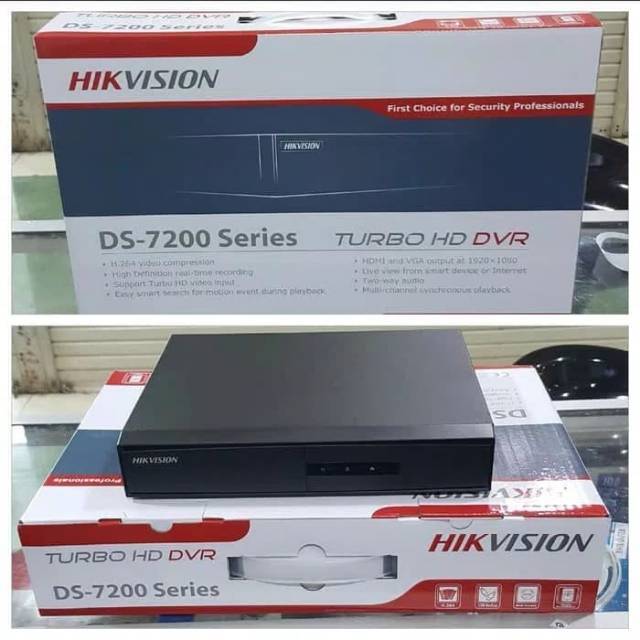 DVR HIKVISION 4CH 5IN1 TURBO HD 2MP garansi 2 tahun hikvision cctv surabaya