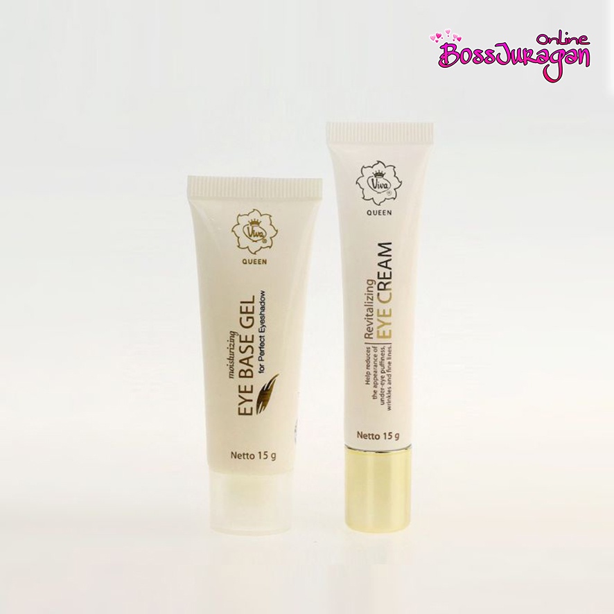 (BOSS) VIVA QUEEN Eye Cream &amp; Eye Base Gel 15gr / Krim Mata / Gel Mata