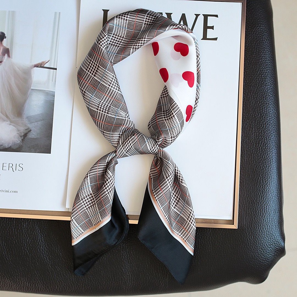 Super66 Scarf Syall Outer Leher Headband 70x70cm-12