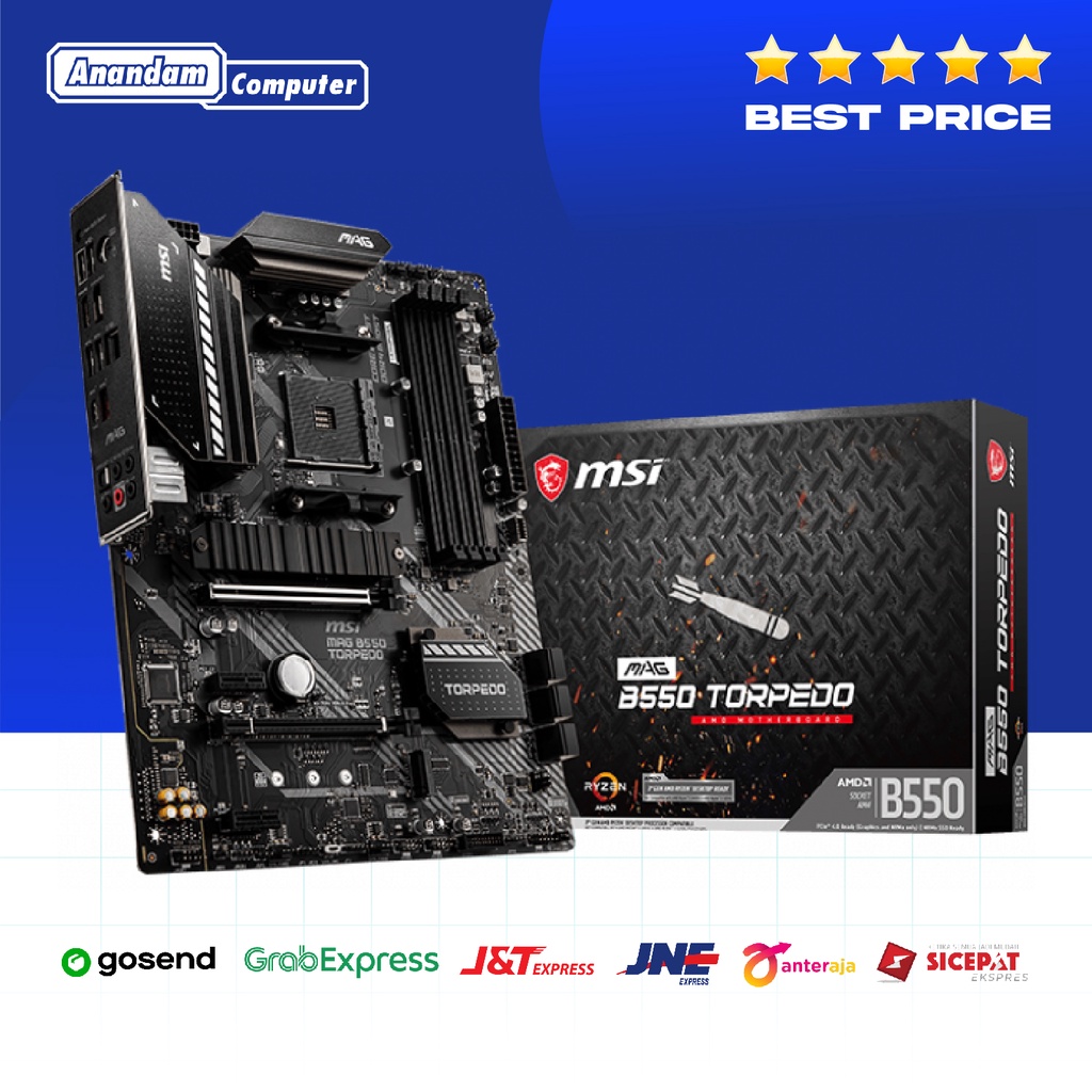 MSI MAG B550 Torpedo (AM4, AMD Promontory B550, DDR4, USB3.2, SATA3)