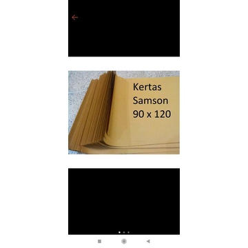 

HJK kertas samson 90x120 isi 10 lembar