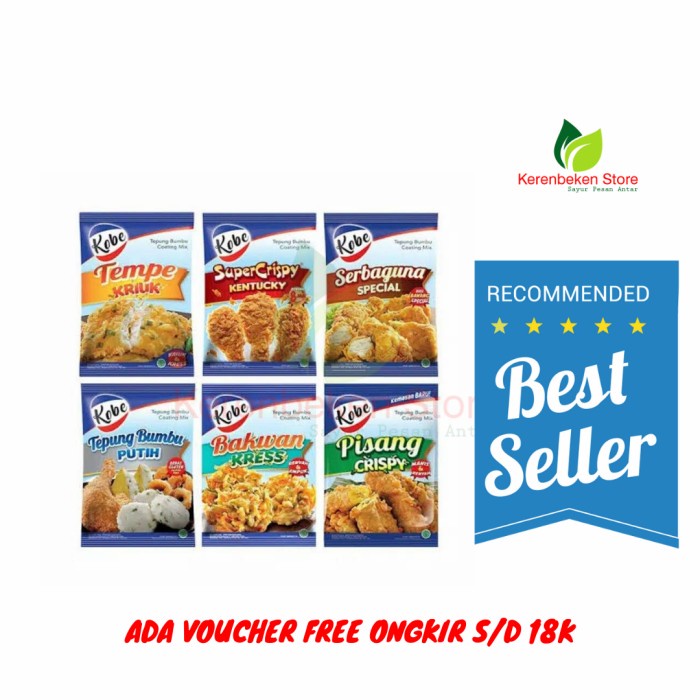

tepung bumbu kobe 70gr (pilih variant) - pisang crispy
