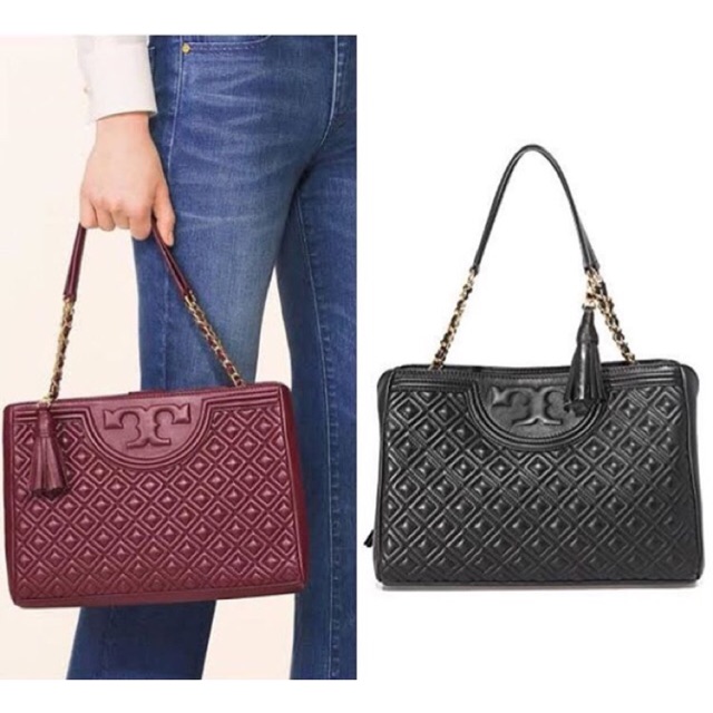 tory burch fleming open shoulder bag