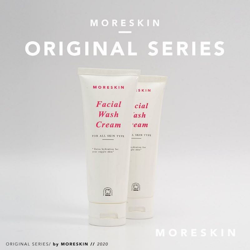 Moreskin facial wash cream / fwash / sabun moreskin / moreskin NASA / moreskin / sabun wajah moreski
