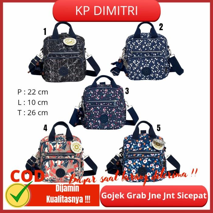 TAS KIPLING DIMITRI 3FUNGSI/RANSEL SELEMPANG TENTENG SUPER