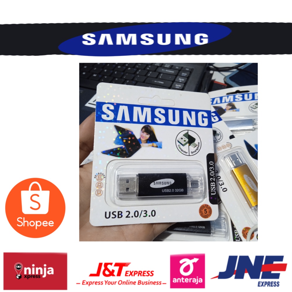 PROMO SPECIAL flashdisk otg samsung 32gb terbaru flashdisk 2 in 1