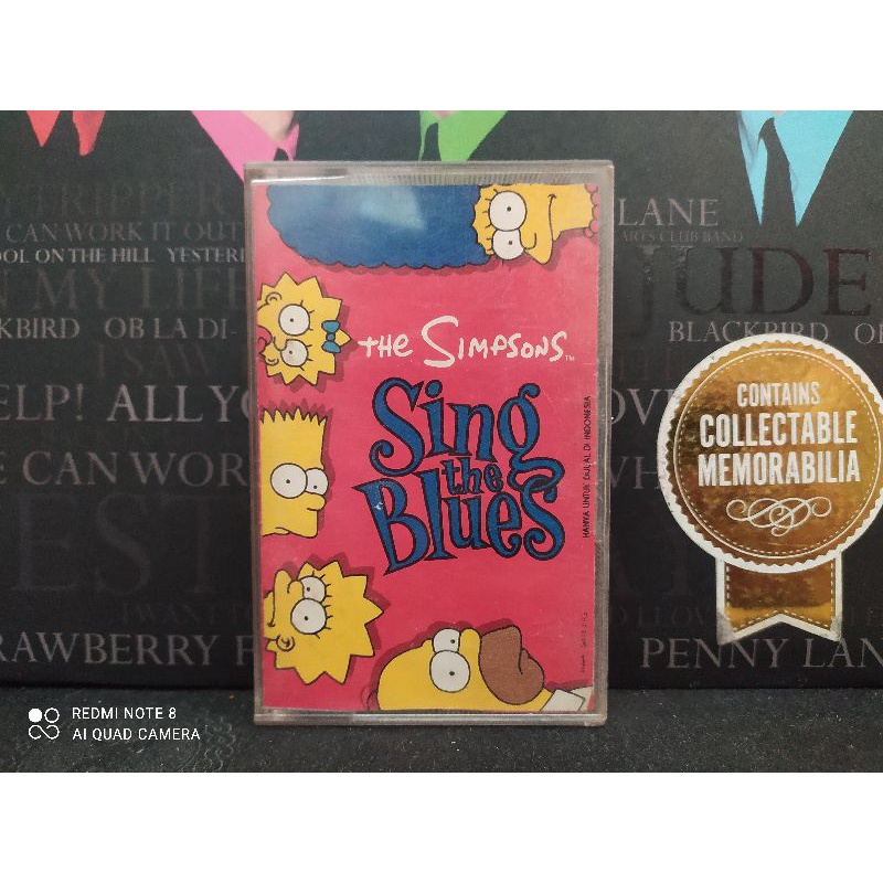 Kaset Pita : THE SIMPSONS - THE SIMPSONS SING THE BLUES.